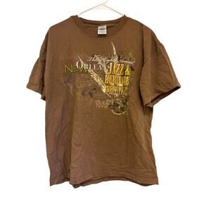 Vintage Jazz & Heritage Festival 2007 New Orleans Tee Shirt